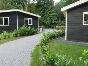 Nice house with a garden, surrounded by forest